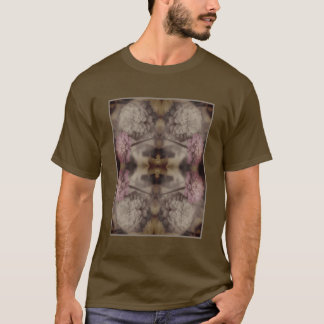 Camiseta Flores de zinnia rosa ventilado parcial