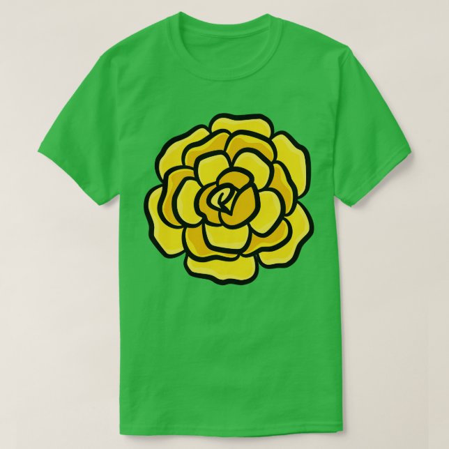 Camiseta Flores decorativas 1 (Diseño del anverso)