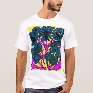 Camiseta Flores del arte pop de la MOD de Katie Pfeiffer