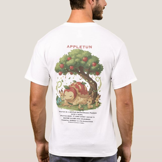 Camiseta Flores del Bosque de Manzanos (Reverso)