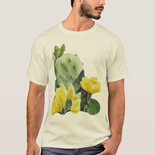CAMISETA FLORES DEL CACTUS (Anverso)