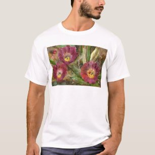Camiseta Flores del desierto rosadas de Arizona