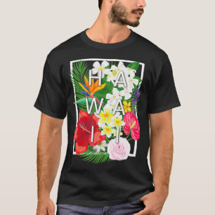 Camiseta Flores del mundo hawaiano arte orgullo hawaiano