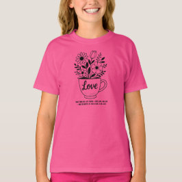 Camiseta Flores divertidas en una taza de té