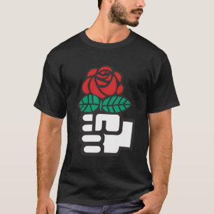 Camiseta Flores Dsa Democratic Socialists America