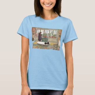 Camiseta Flores en el Windowsill por Carl Larsson