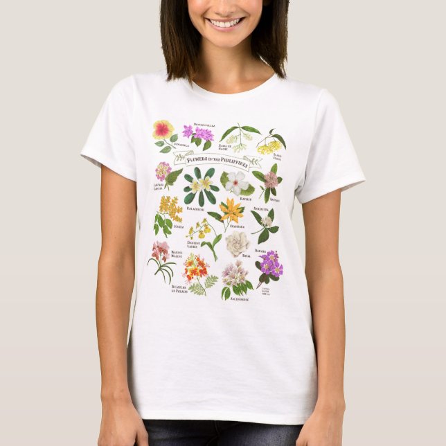 Camiseta Flores en Filipinas (Anverso)