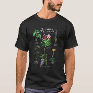 Camiseta Flores envenenadas Fleur Fatale Planta Halloween G