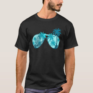 Camiseta Flores exóticas Palmeras Isla Tropical S