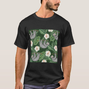 Camiseta Flores Exóticas Tropicales De Hibiscus Y Lágrimas 