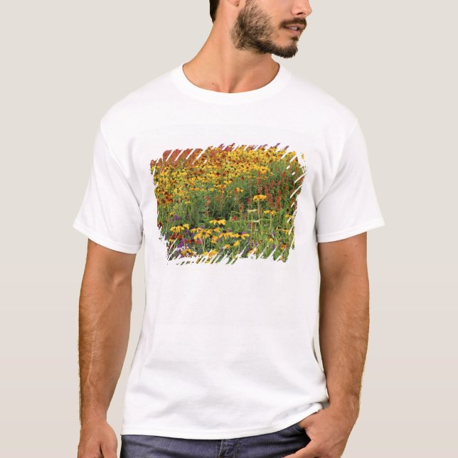 Camiseta Flores expuestas en los Jardines Internacionales d (Anverso)