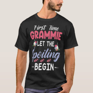 Camiseta Flores Felices Nana Primer Grammie Dejar El Spoi