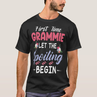 Camiseta Flores Felices Nana Primer Grammie Dejar El Spoi