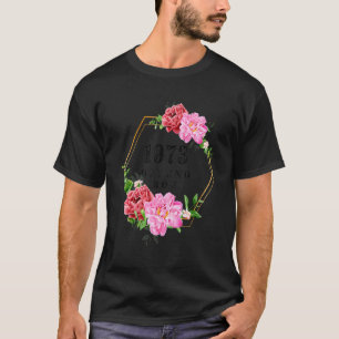 Camiseta Flores femeninas 1973 defienden los derechos de la