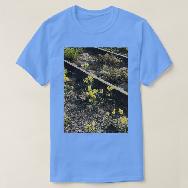 Camiseta Flores ferroviarias (Diseño del anverso)
