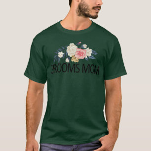 Camiseta Flores Florales Acuarela Divertida Mamá del Novio 