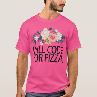 Camiseta Flores Florales Acuarela Funny Codificará Para Piz