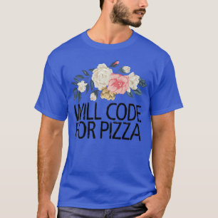 Camiseta Flores Florales Acuarela Funny Codificará Para Piz