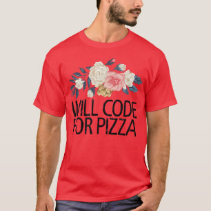 Camiseta Flores Florales Acuarela Funny Codificará Para Piz