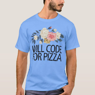 Camiseta Flores Florales Acuarela Funny Codificará Para Piz