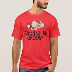Camiseta Flores Florales Acuarela Funny Padre Del Groo