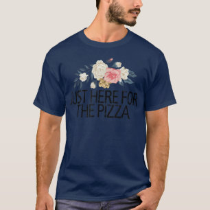 Camiseta Flores Florales Graciosas Sarcásticas Acá Para El
