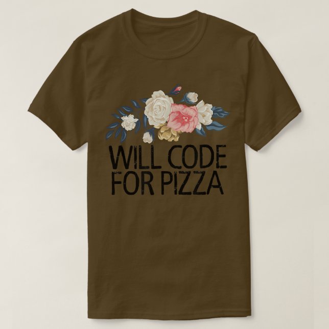 Camiseta Flores Florales La Gracia Sarcástica Codificará Pa (Diseño del anverso)