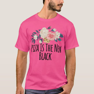Camiseta Flores Florales La Pizza Graciosa Es El Nuevo Deci