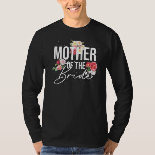 Camiseta Flores Florales Para Shower Nupcial Novia Madre No