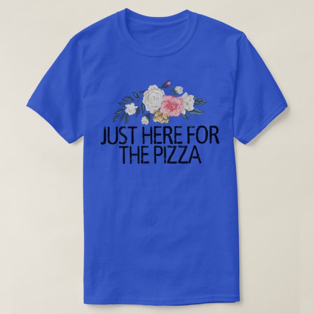 Camiseta Flores Florales Sarcásticas Funny Acá Para El P (Diseño del anverso)