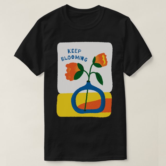 Camiseta Flores florecientes (Diseño del anverso)