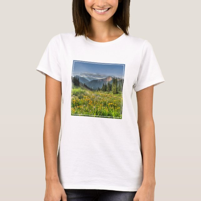 Camiseta Flores | Flores silvestres Silverton Colorado (Anverso)