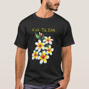 Camiseta Flores Fragantes de Plumeria Ko 'Olina Oahu Hawaii