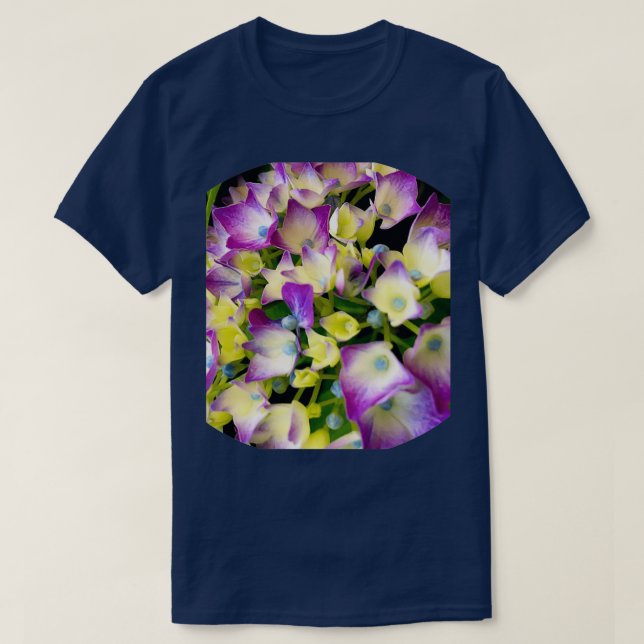 Camiseta Flores francesas (Diseño del anverso)