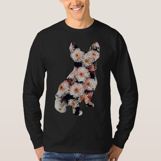 Camiseta Flores Frenchie (Anverso)