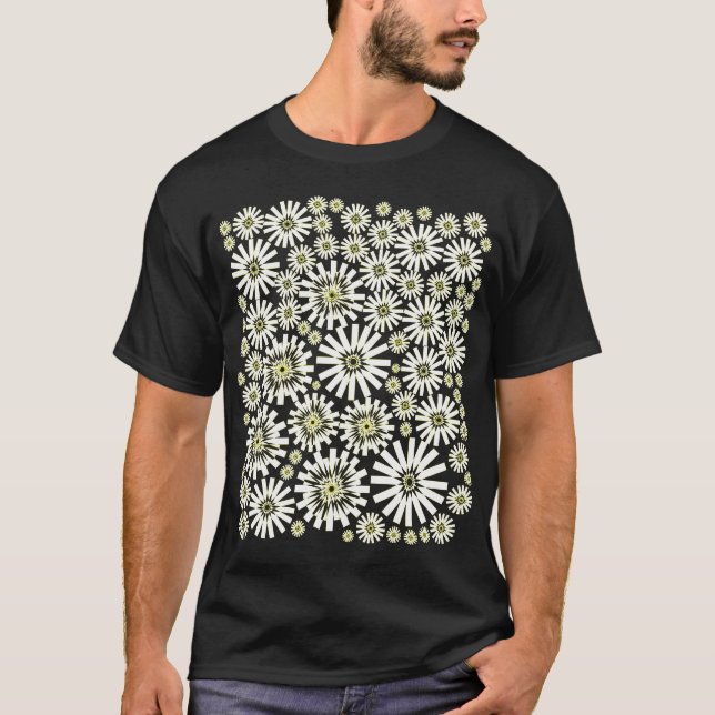 Camiseta Flores geométricas (Anverso)
