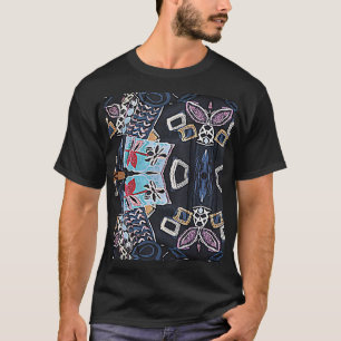 Camiseta Flores geométricas Guay Hip Design Black