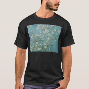 Camiseta Flores Gogh Ramas Flores de Almendro Naturaleza