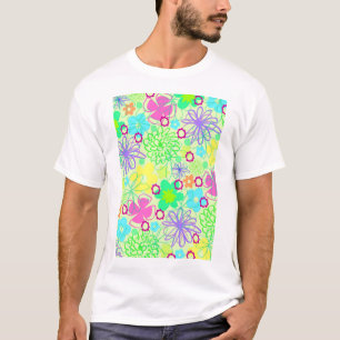 Camiseta Flores gráficas