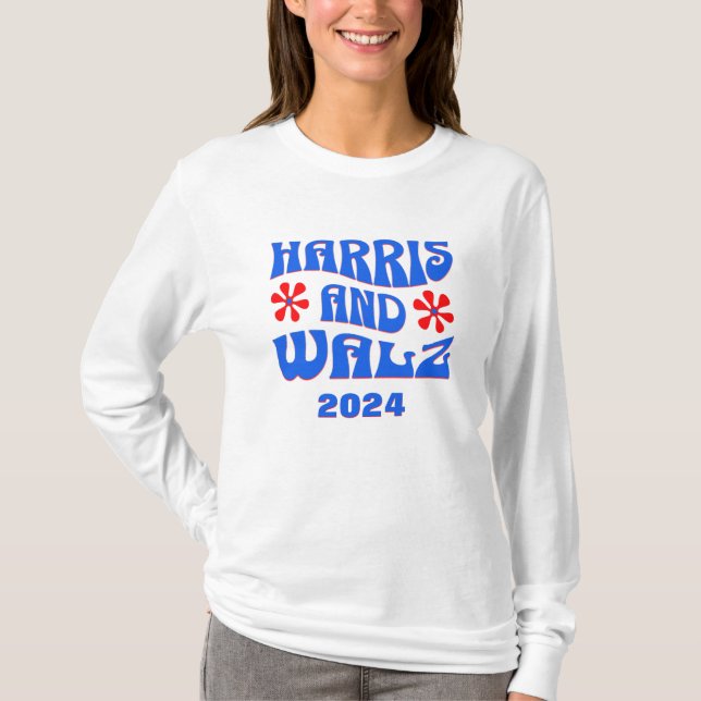 Camiseta Flores Harris y Walz Retro Largas De Sleed (Anverso)