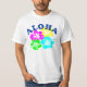 Camiseta Flores hawaianas coloridas Aloha Vintage T-Shirt (Anverso)