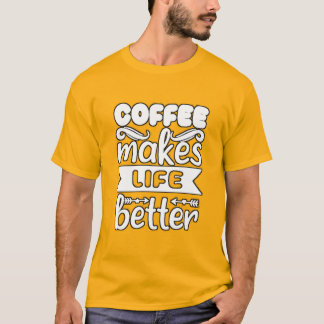 Camiseta "Flores hechas: El toque mágico del café en la vid