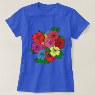 Camiseta Flores hibiscus #6