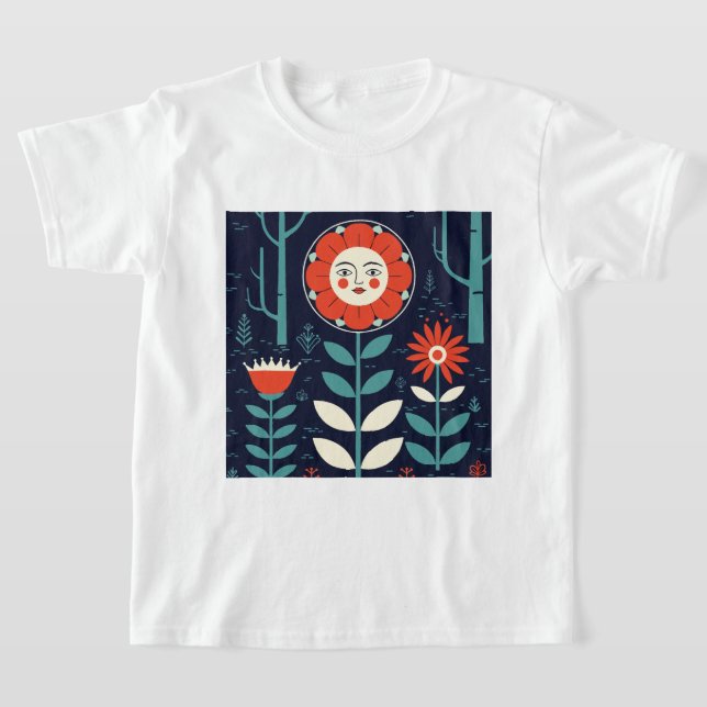 Camiseta Flores humanizadas (Distribución)