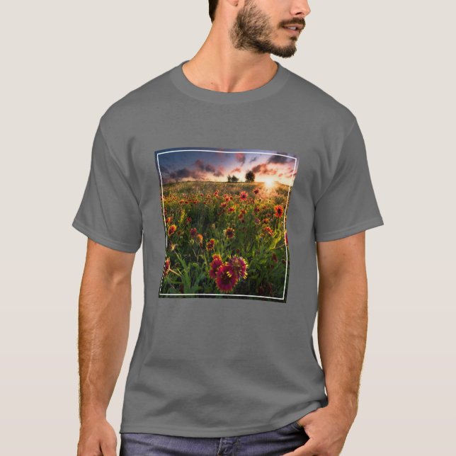 Camiseta Flores | Indio Blanket Wildflower Texas (Anverso)