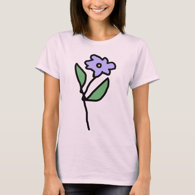 Camiseta flores. jardín (Anverso)