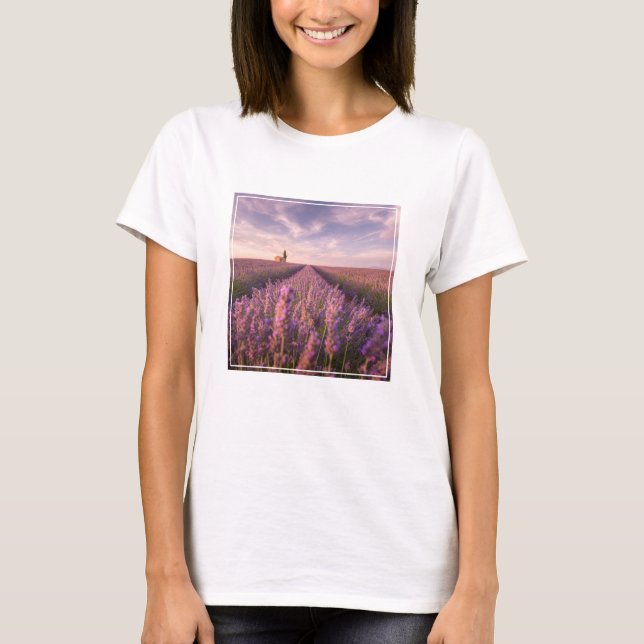 Camiseta Flores | Lavender Southern France (Anverso)