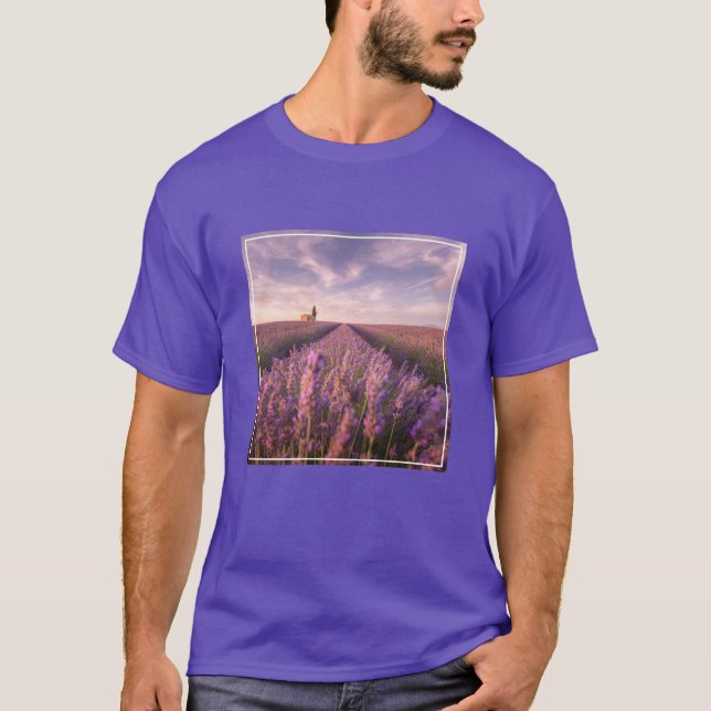Camiseta Flores | Lavender Southern France (Anverso)