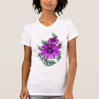 Camiseta Flores lindas 10a del art déco