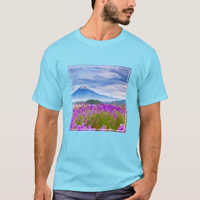 Camiseta Flores | Monte Fugi Japón (Anverso)